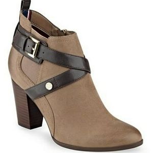 Tommy Hilfiger Taupe Ankle Boots |Silvia 2 Bootie